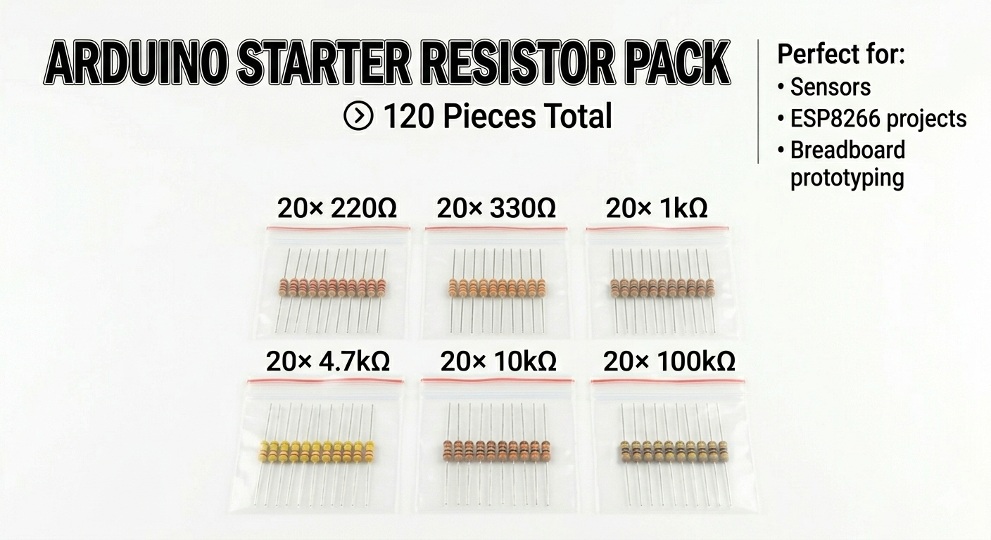 Arduino Starter Resistor Pack
