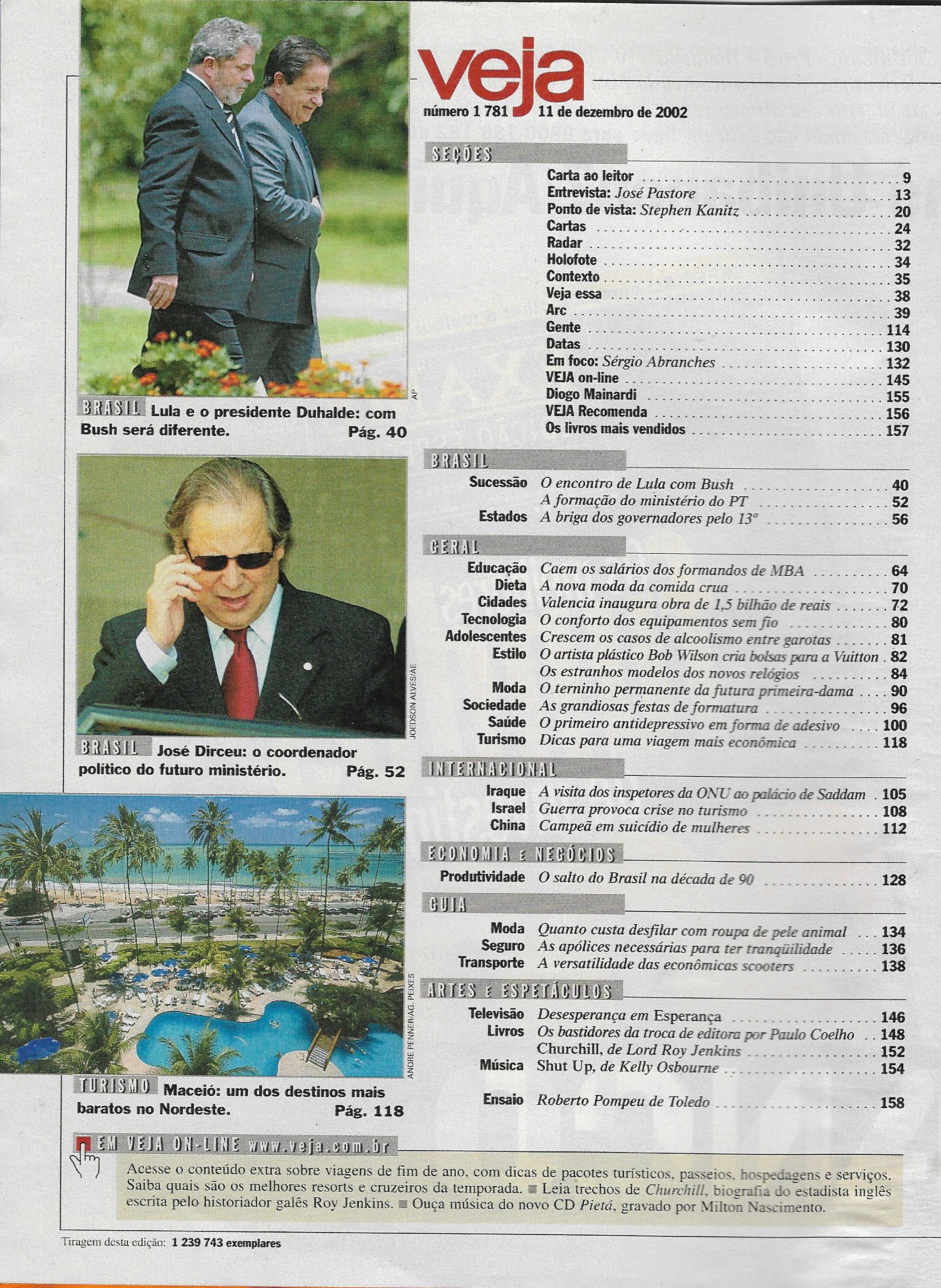 Revista Veja - Edição 1781 - Ano 2002