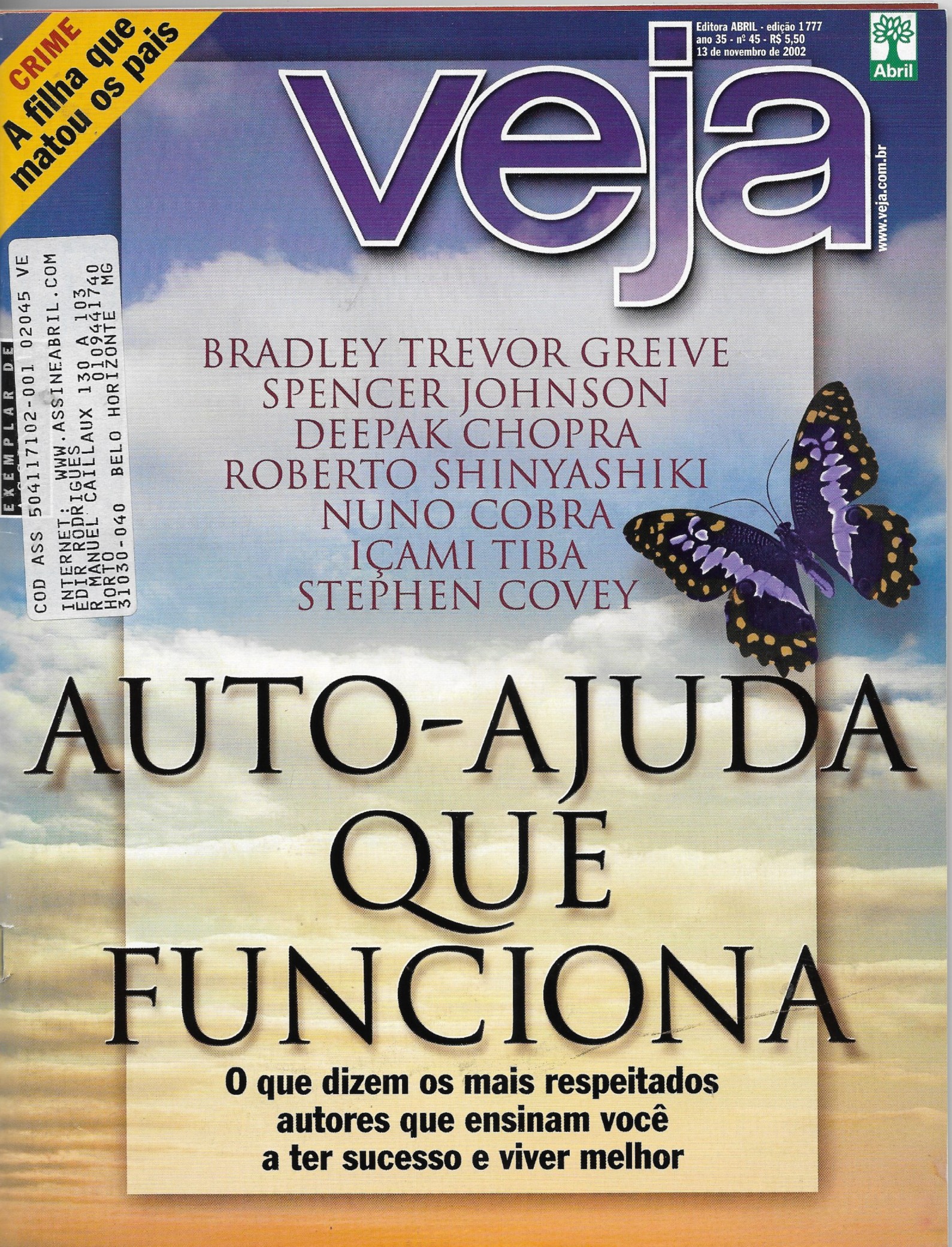 Revista Veja - Edição 1777 - Ano 2002