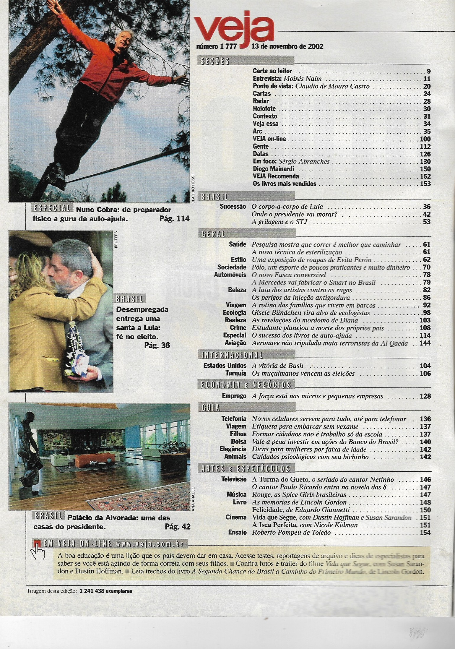 Revista Veja - Edição 1777 - Ano 2002
