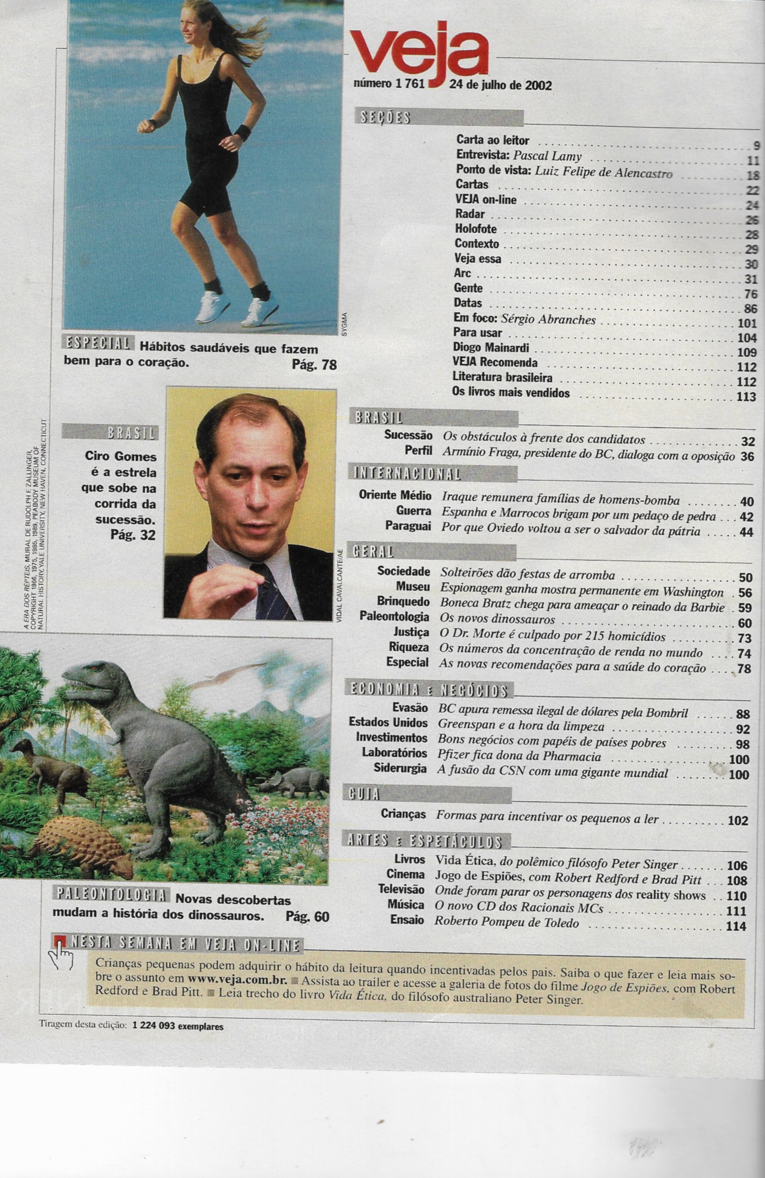 Revista Veja - Edição 1761 - Ano 2002