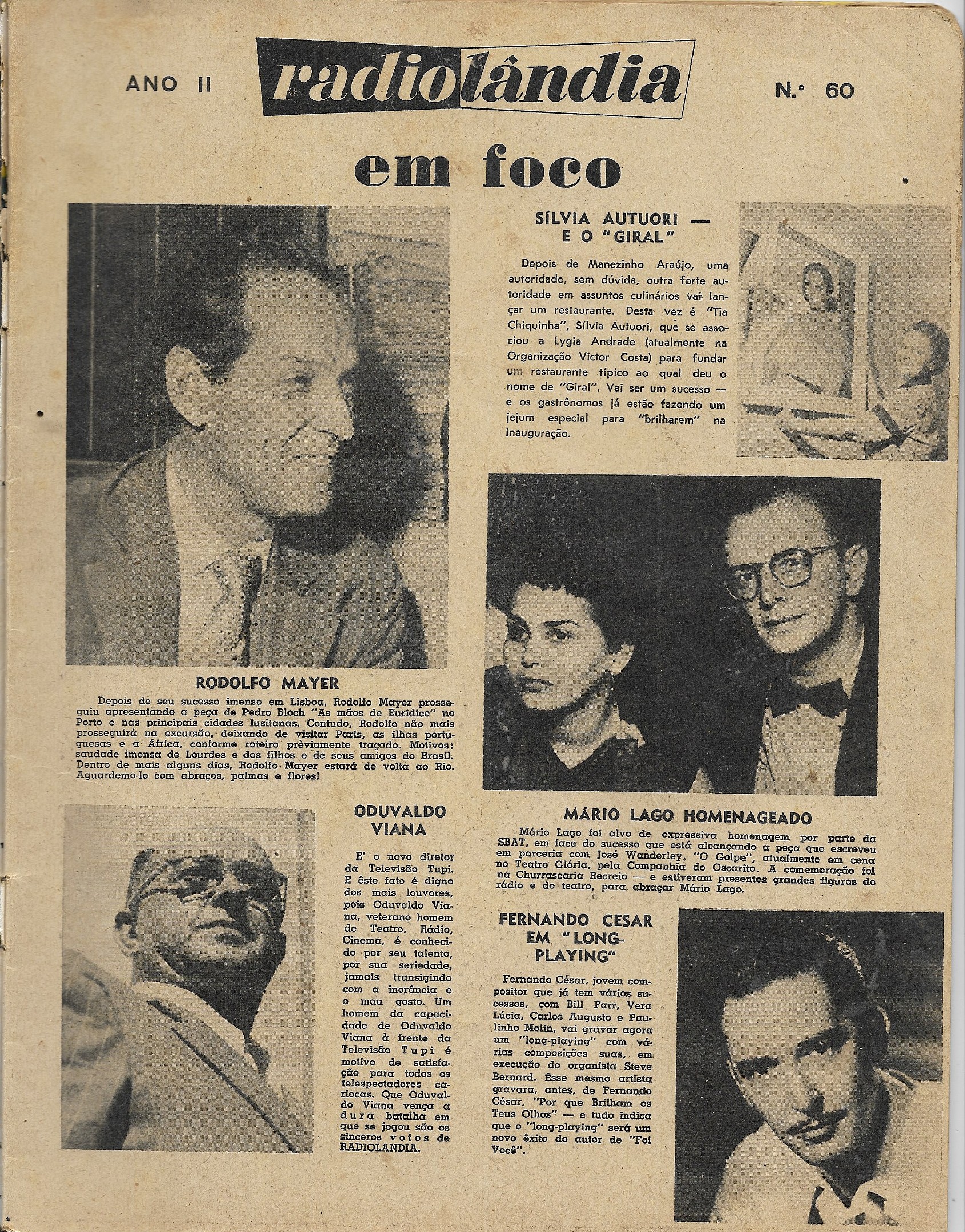 Revista Radiolândia - Ano 1955