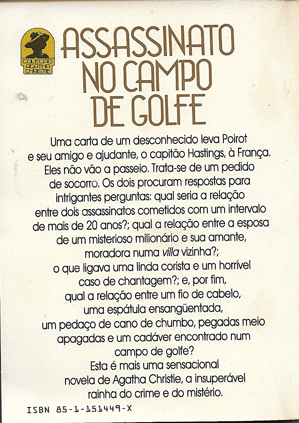 Assassinato no Campo de Golfe - Ano 1951