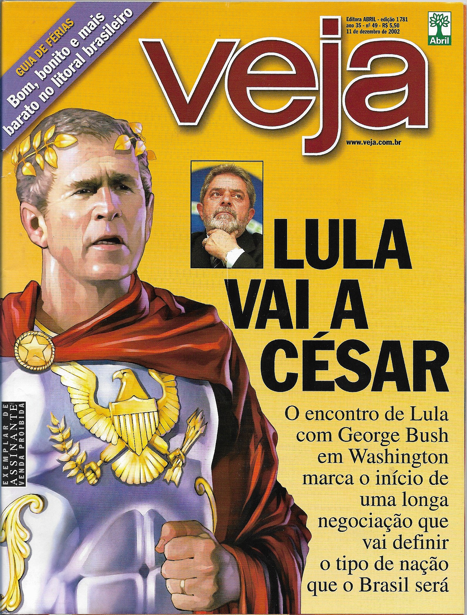 Revista Veja - Edição 1781 - Ano 2002