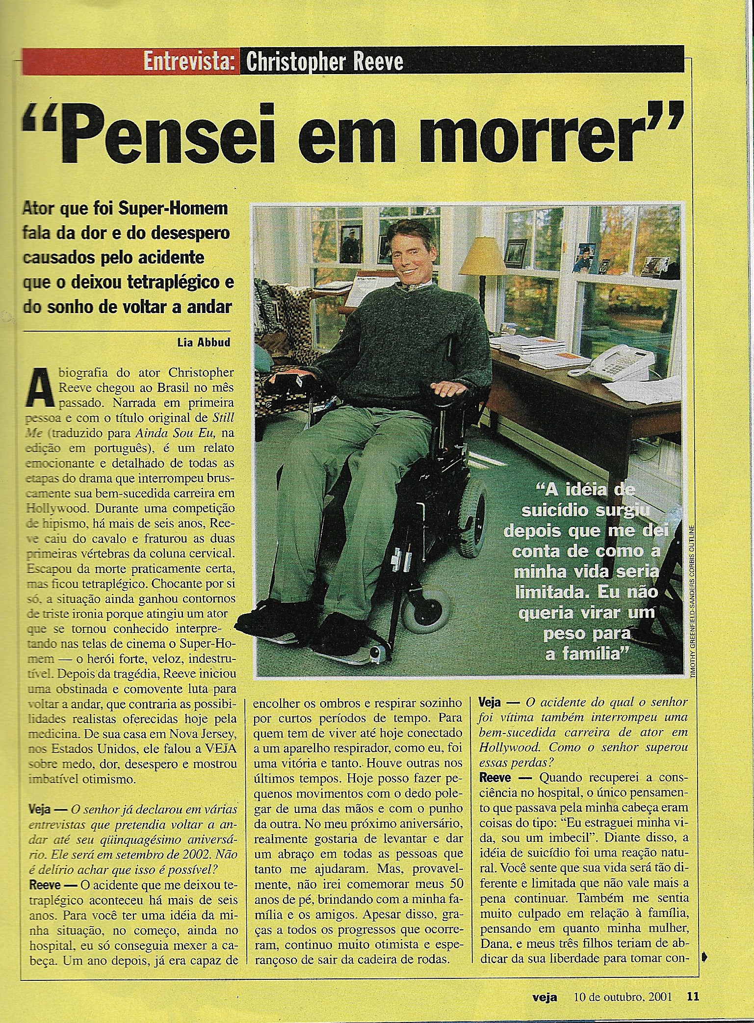 Revista Veja - Edição 1721 - Ano 2001