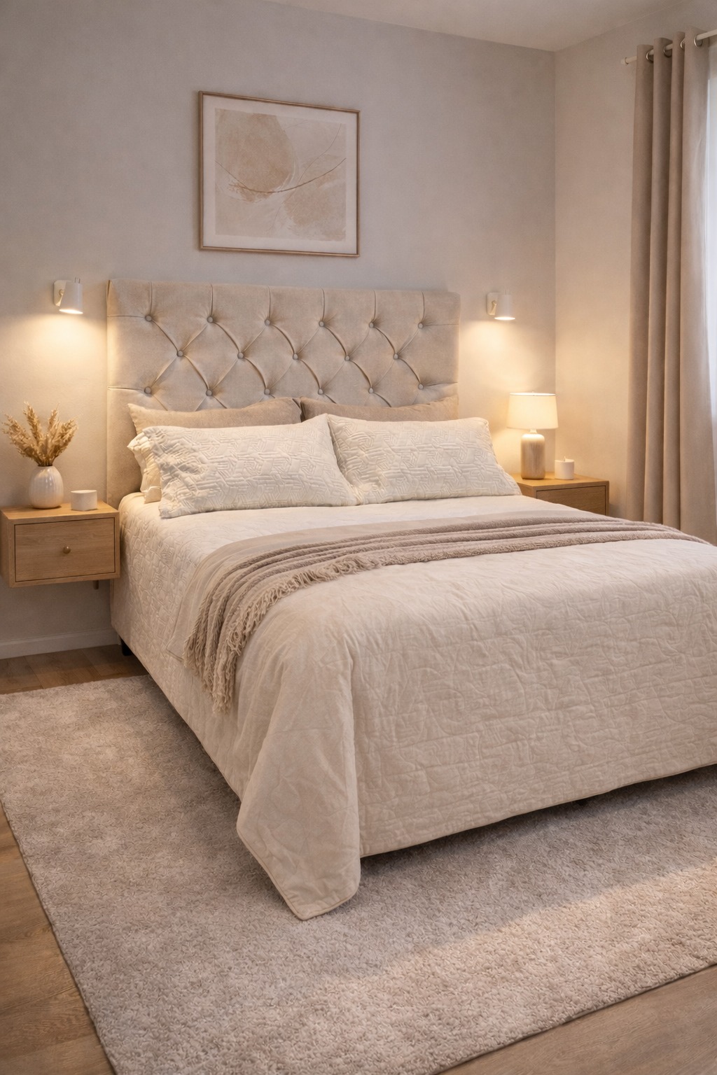 Cabeceira Casal Botões