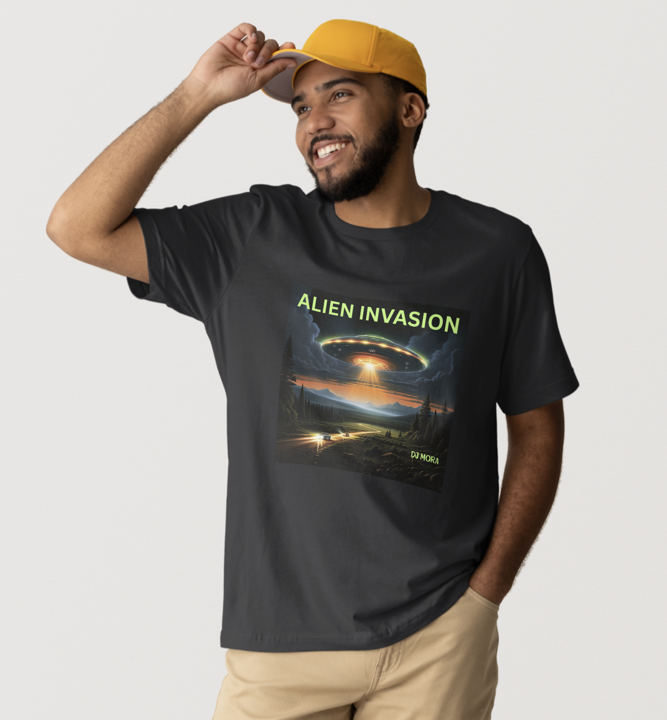 Alien Invasion Mens T-shirt