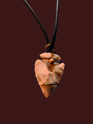 Flint Arrowhead Pendant