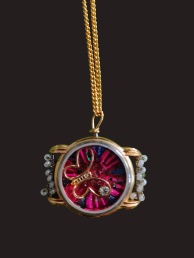 Artisan watch Pendant Necklace
