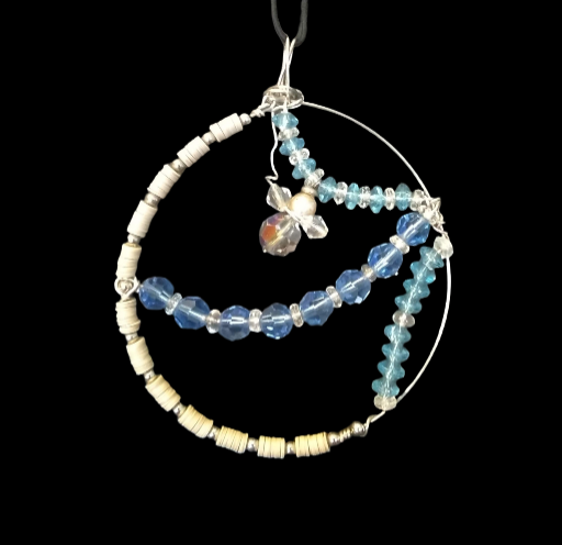 Beaded Wire Sun Catcher