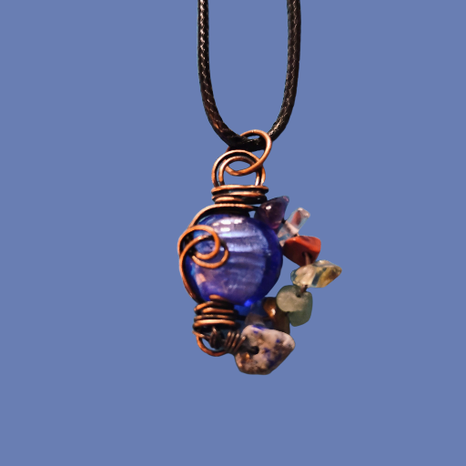 Wire-Wrapped Gemstone Pendant