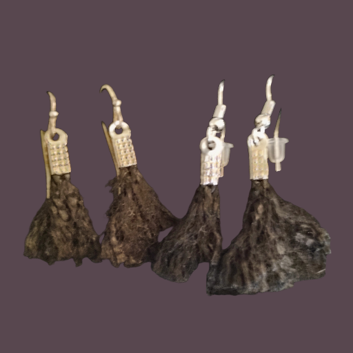 Black Tassel Earrings