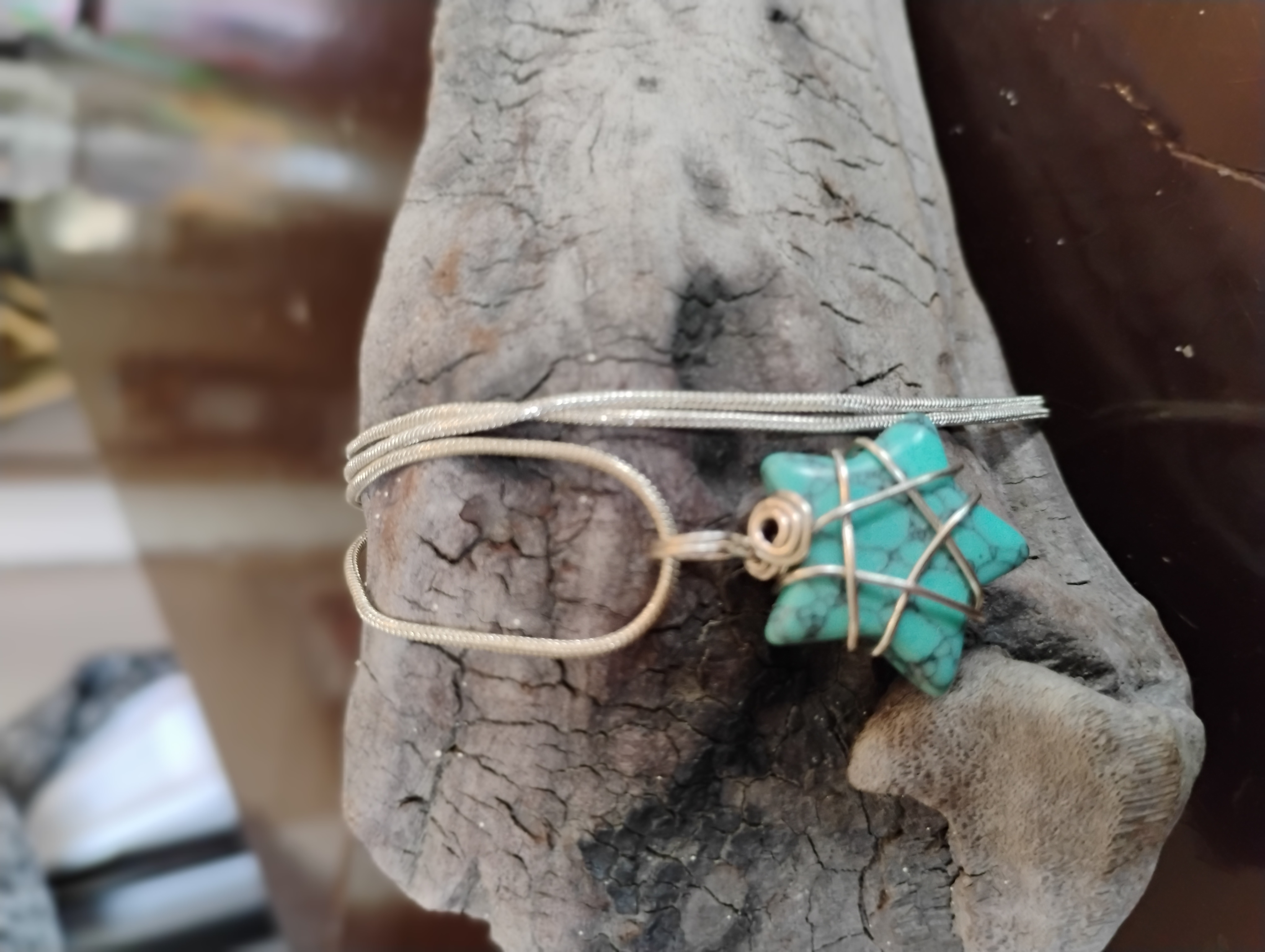 Turquoise Star Pendant Necklace