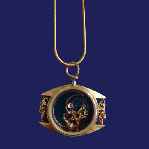 Mystic Symbol Watch Pendant Necklace