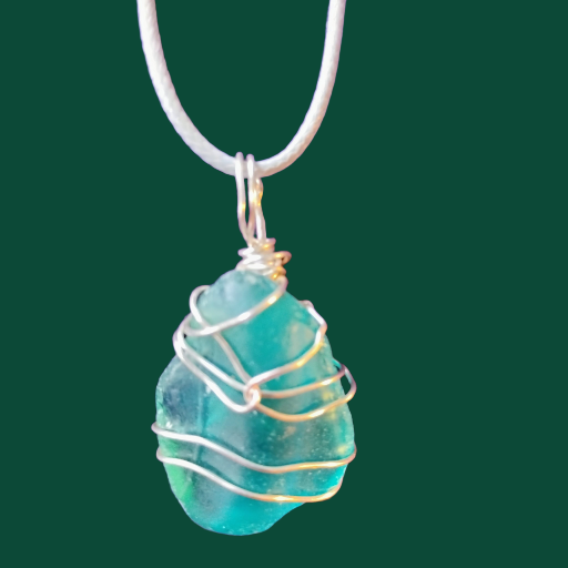 Sea Glass Pendant Necklace