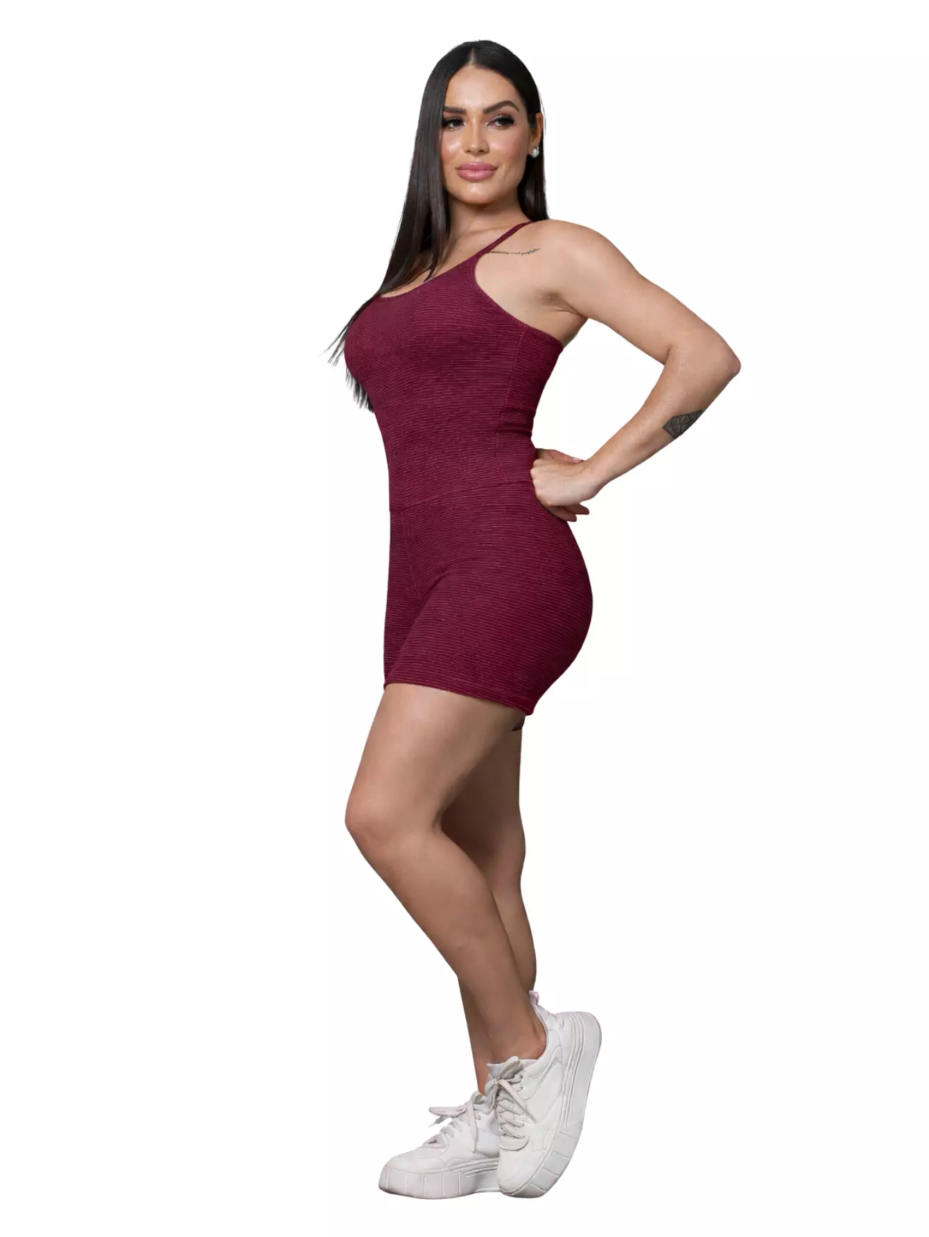 Macaquinho Canelado Alcinha