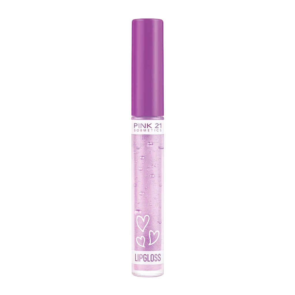 Lip Gloss Glitter Pink 21