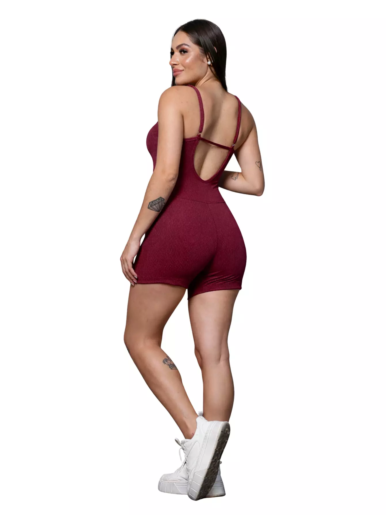 Macaquinho Canelado Alcinha