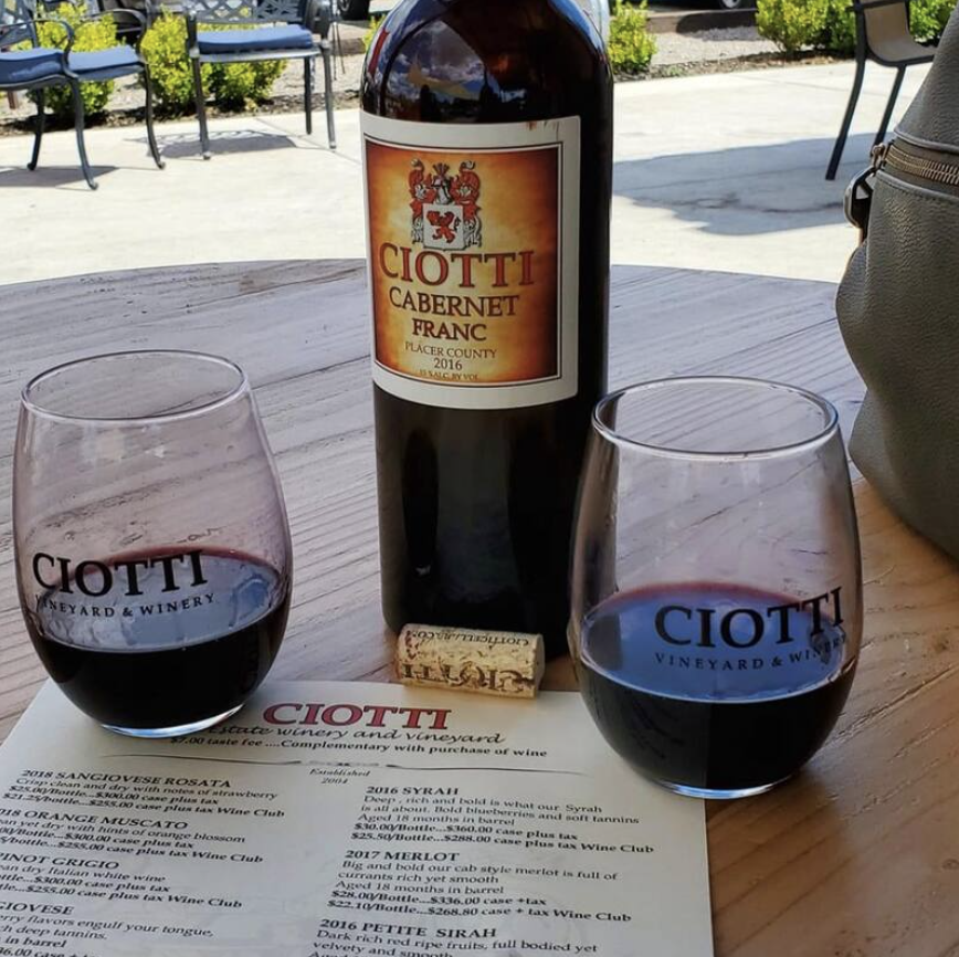 Wine Tasting at Ciotti Cellars