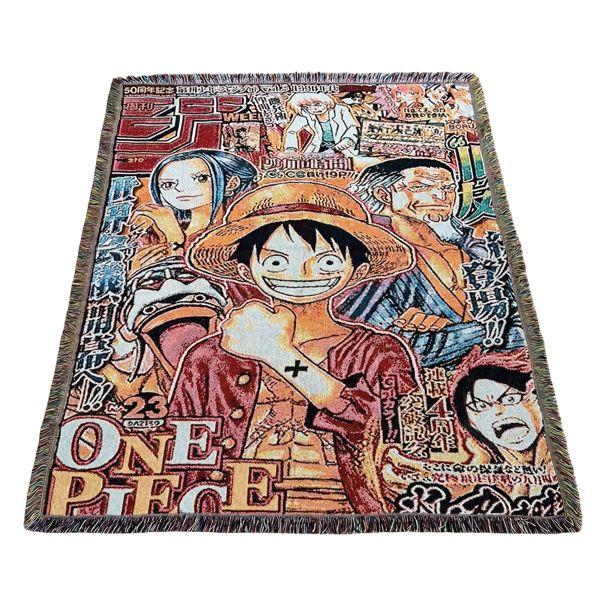 The Straw Hat Captain and His Crew