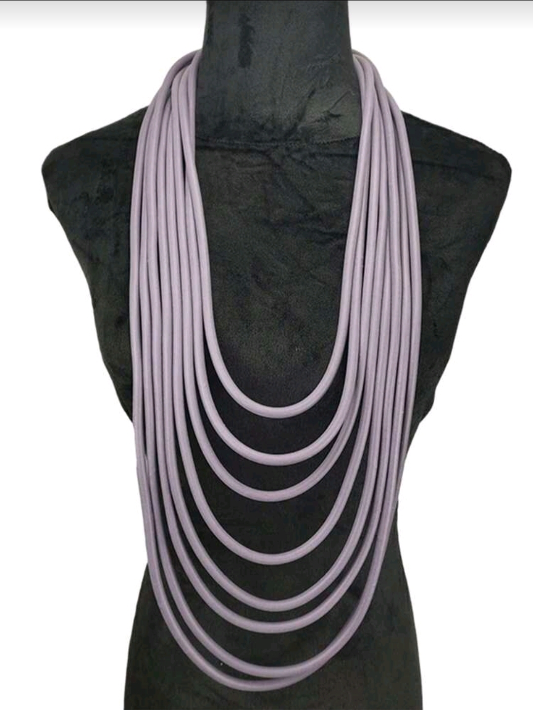 Multi-Layer Rubber Necklace (Long)