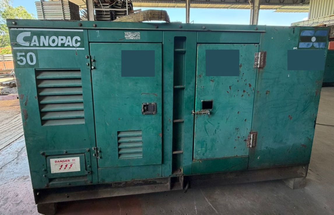 [LOT AUCTION] 50 kVA Cummins 4BTA3.9G Generator (Engine Jammed – Part of 6-Unit Lot)