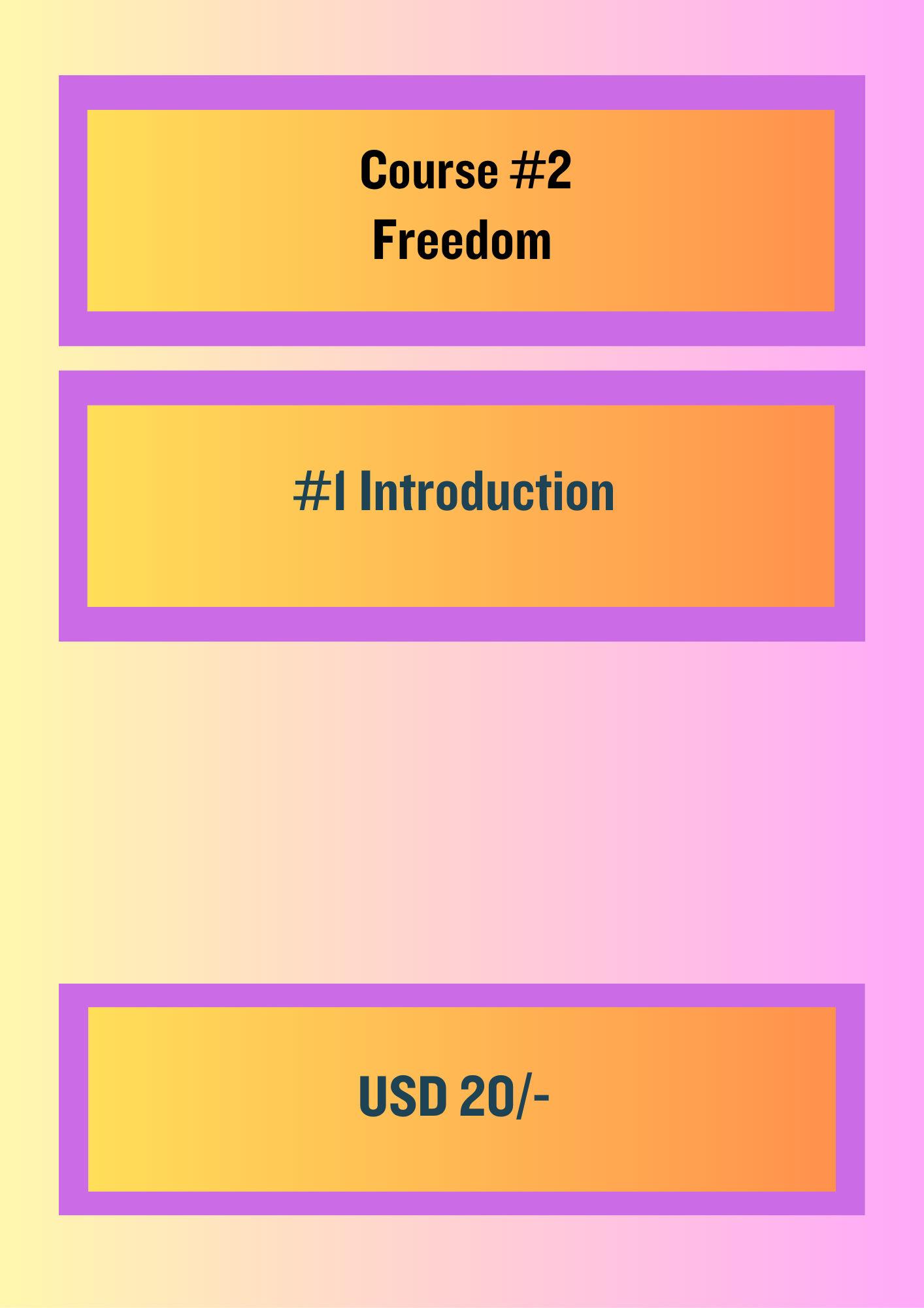 Course #2 Freedom: Module 1: Introduction