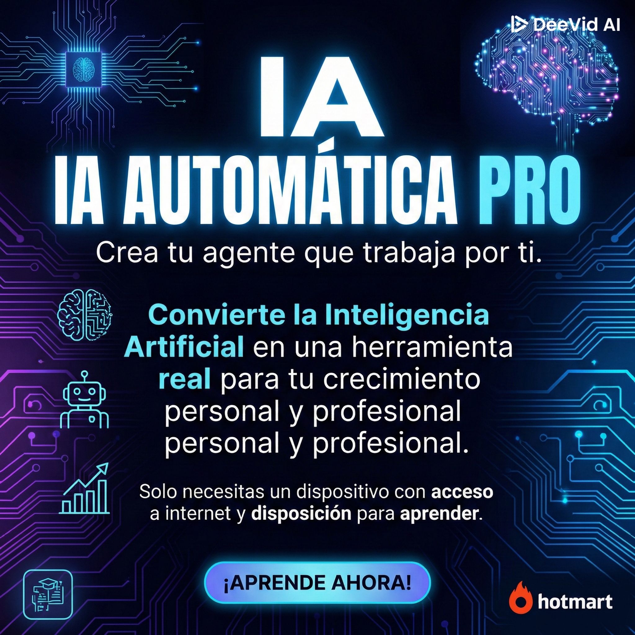 GANA DINERO CON IA Y HOTMART