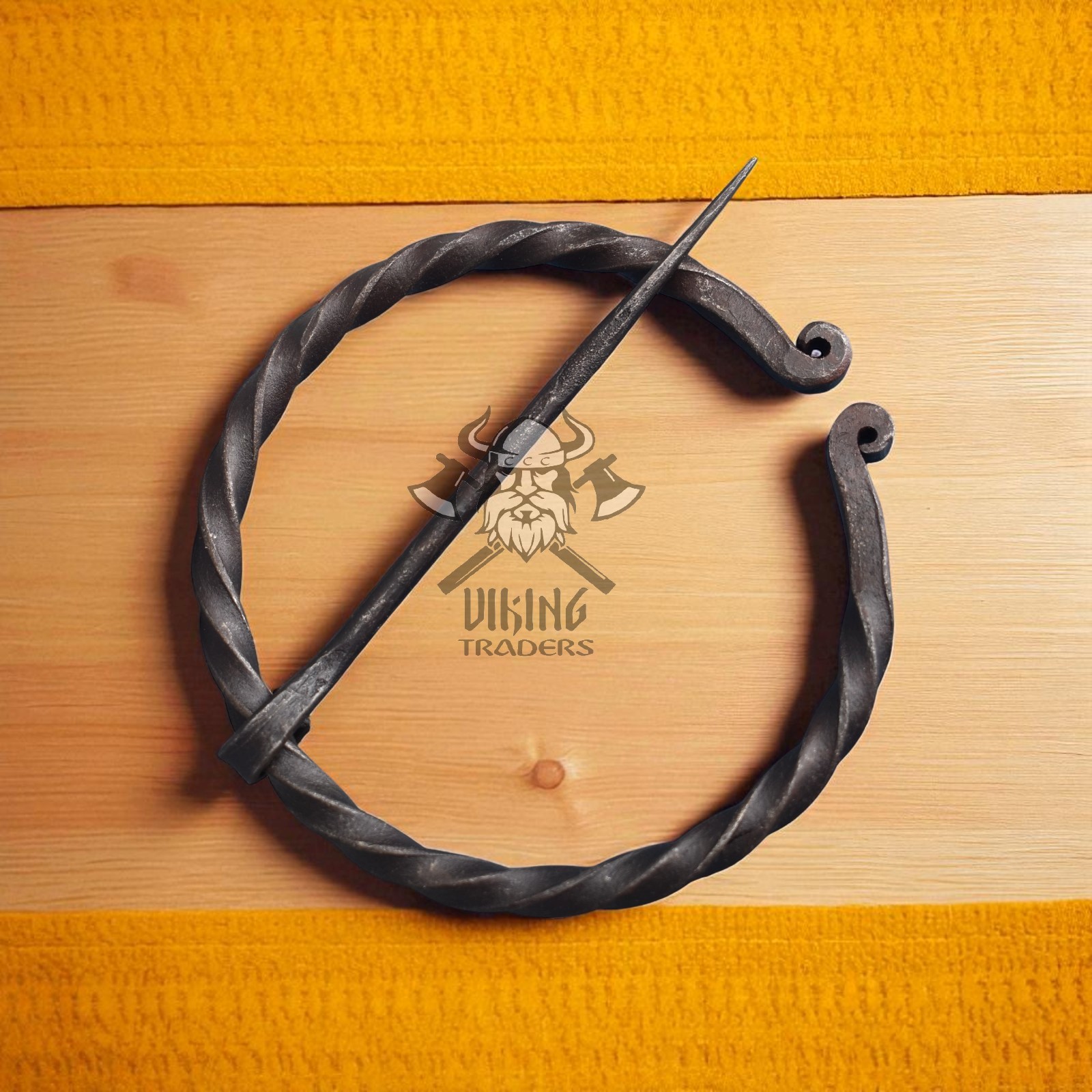 Twisted Viking Penannular Brooch