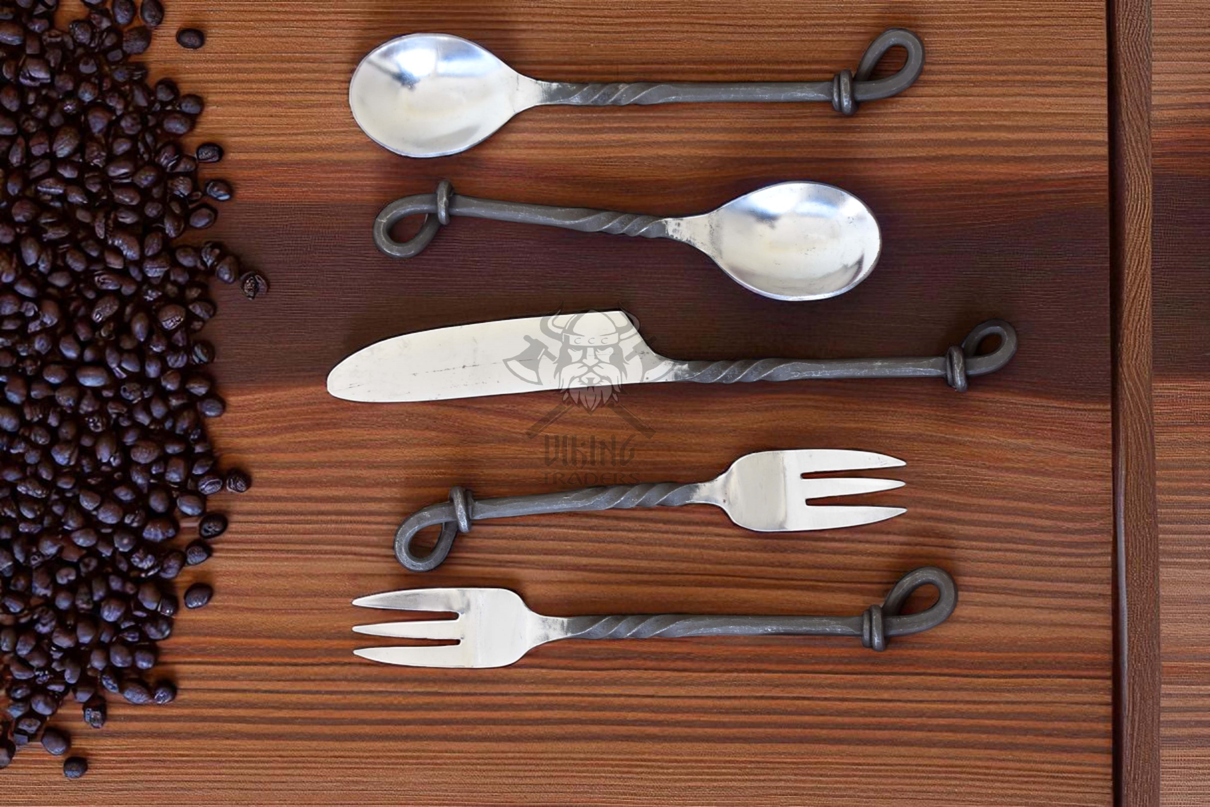 Hand-Forged Cutlery Set