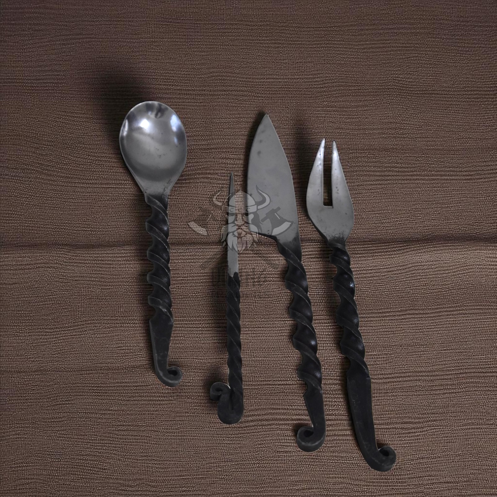 Forged Iron Cutlery Set