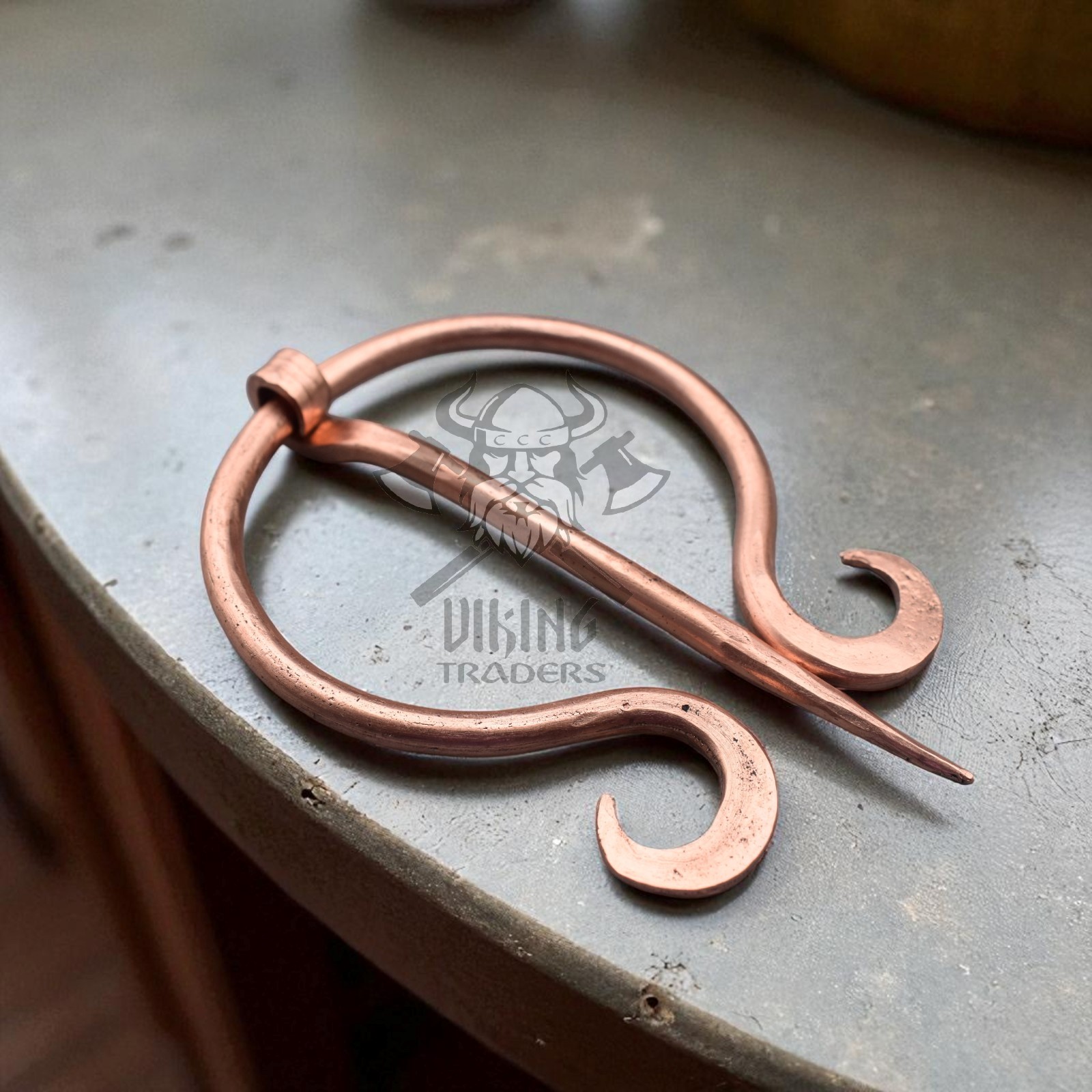 Viking Copper Penannular Brooch