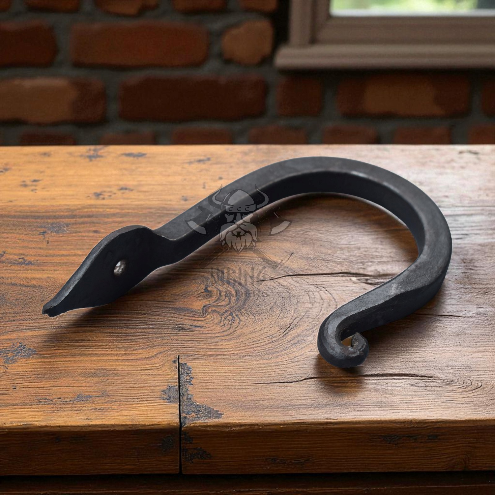 Hand-Forged Iron Hook