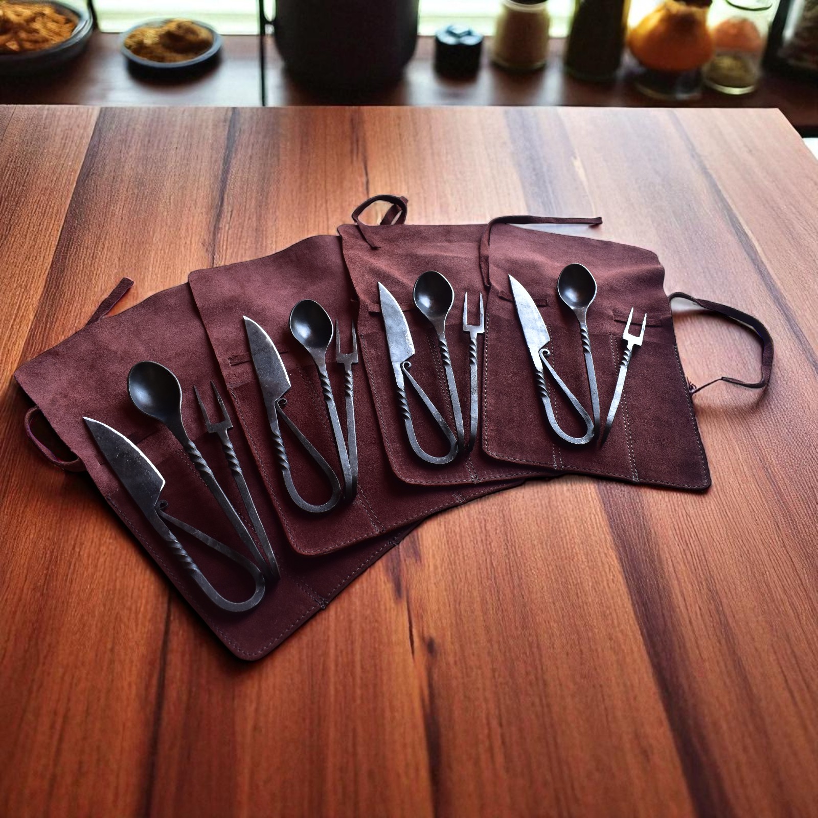 Vintage Camp Cutlery Set