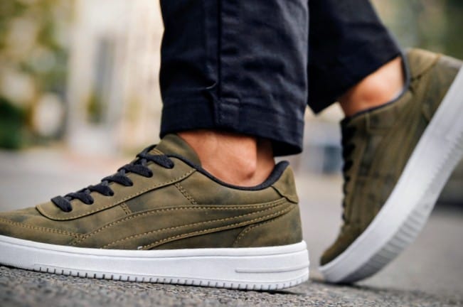 Olive Casual Sneakers