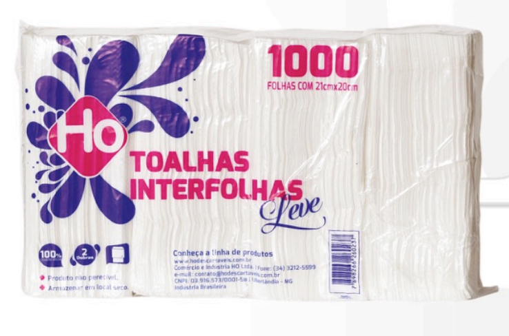 Toalhas interfolhas HO leve