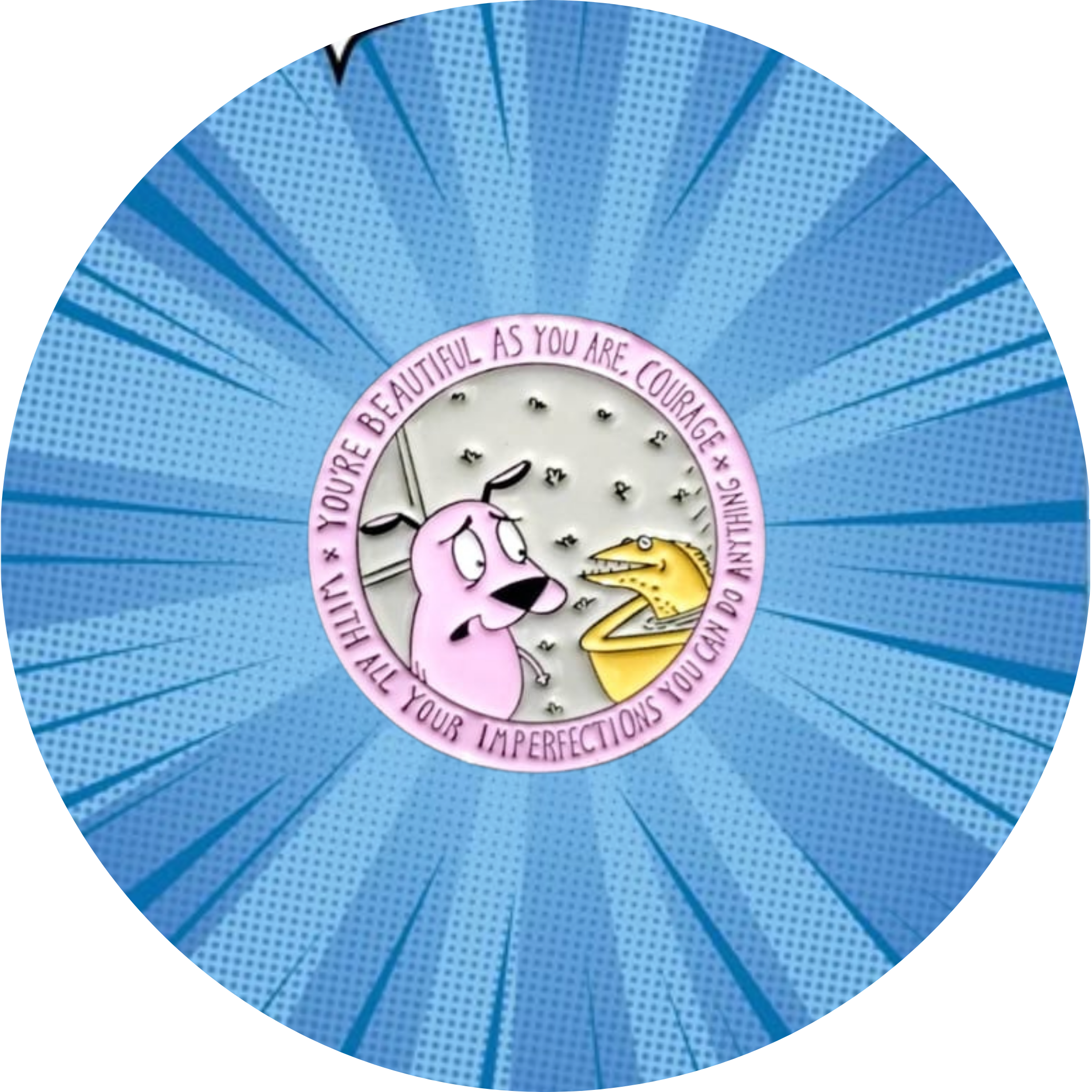 Broche Coragem, o Cão Covarde