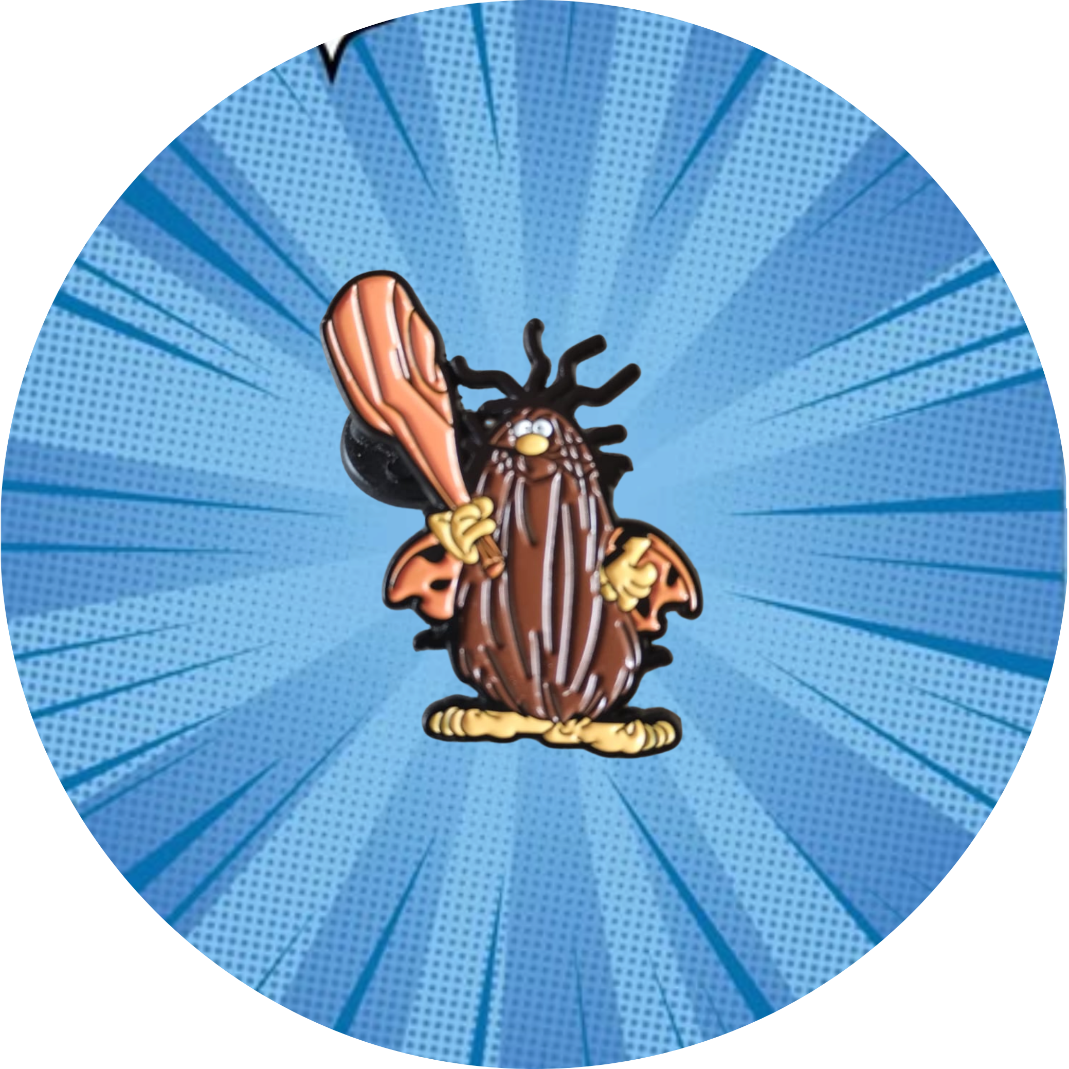 Broche Homem das Cavernas