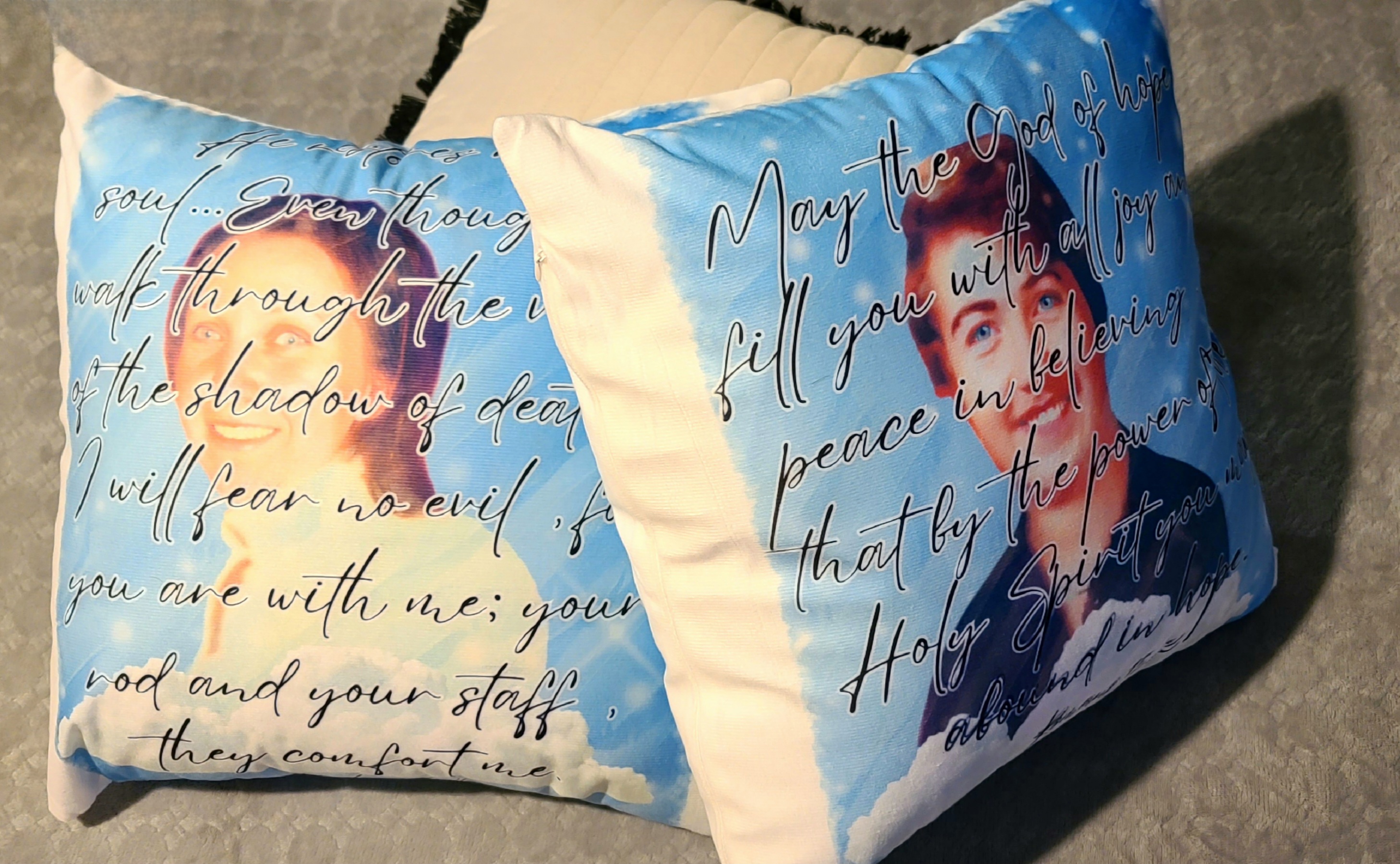 Personalized Memorial Pillow 16 x 16"