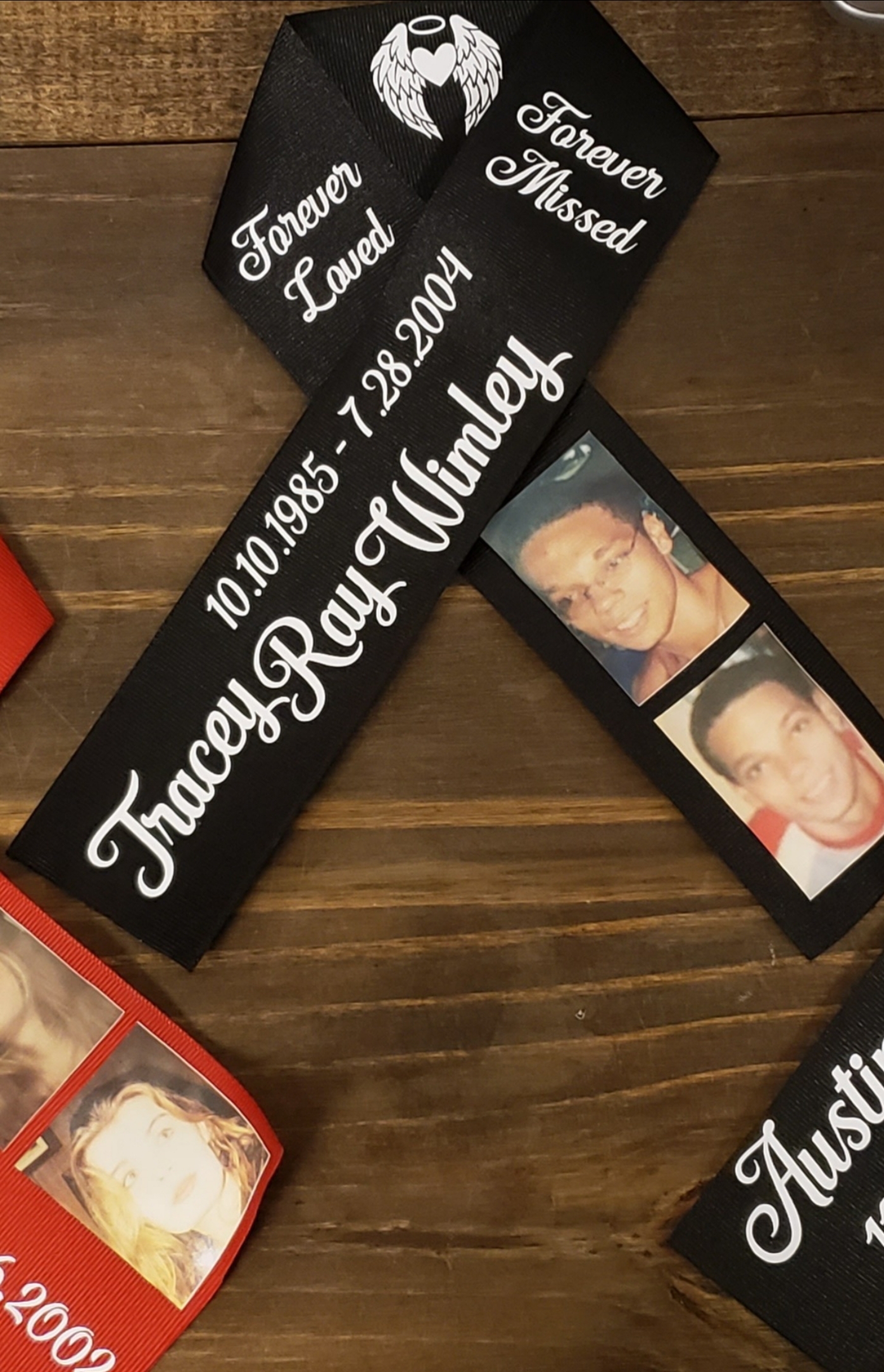 Personalized Memorial Photo Ribbon