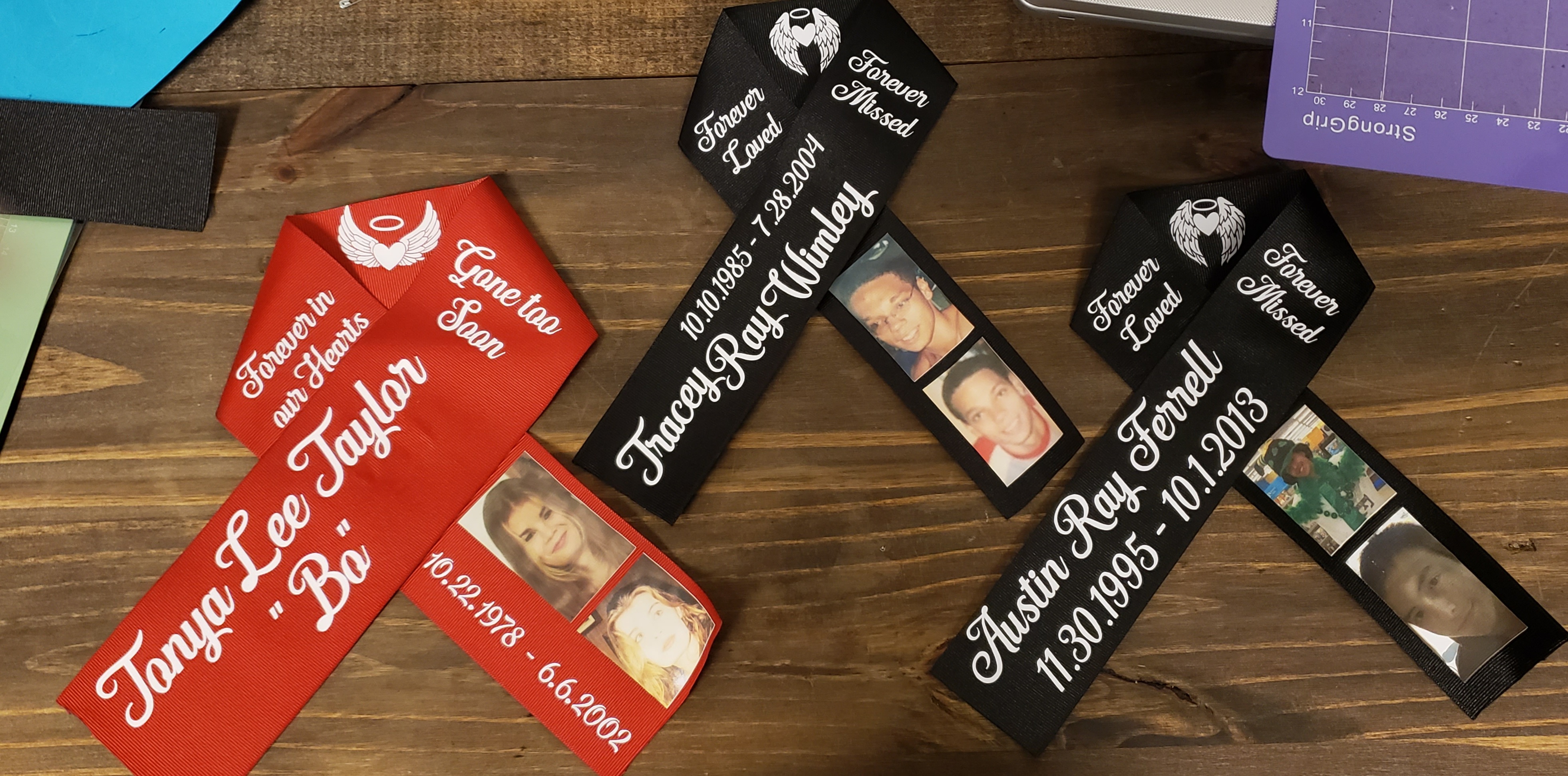 Personalized Memorial Ribbon