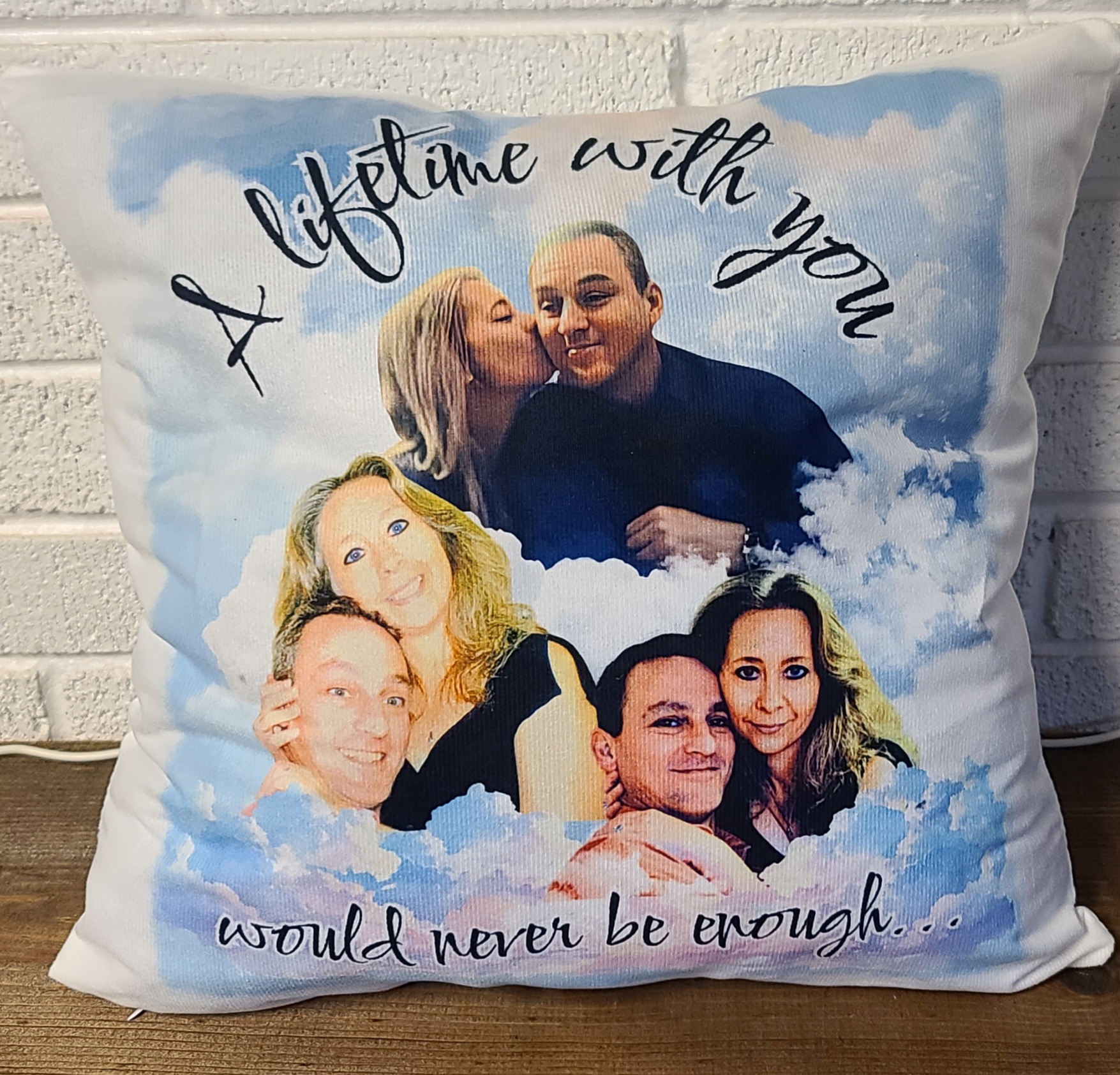 Personalized Memorial Pillow 16 x 16"
