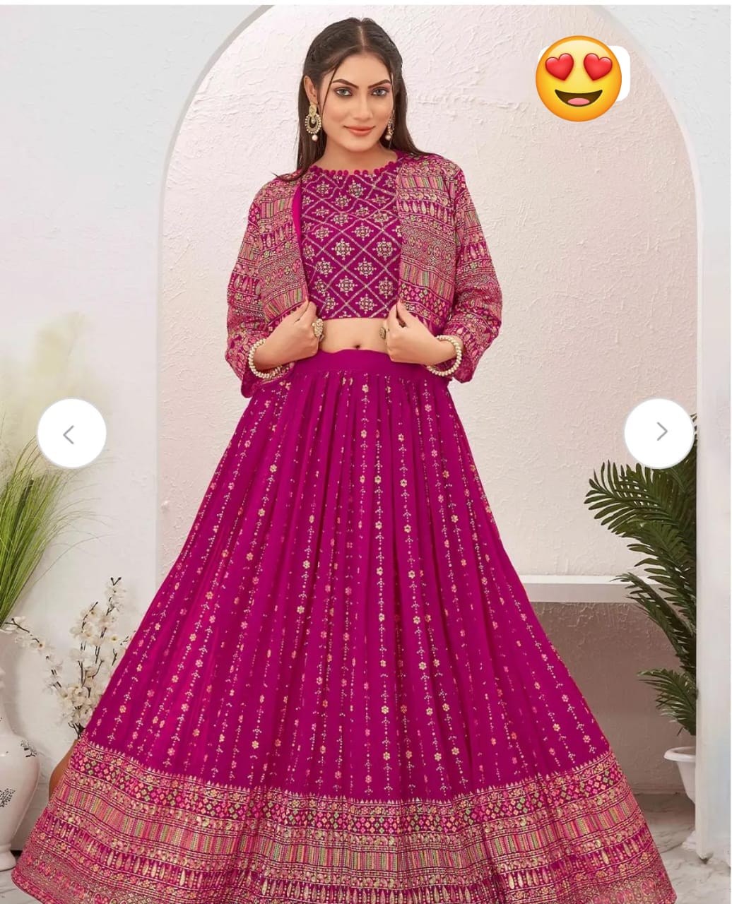 Magenta Designer Lehenga Choli