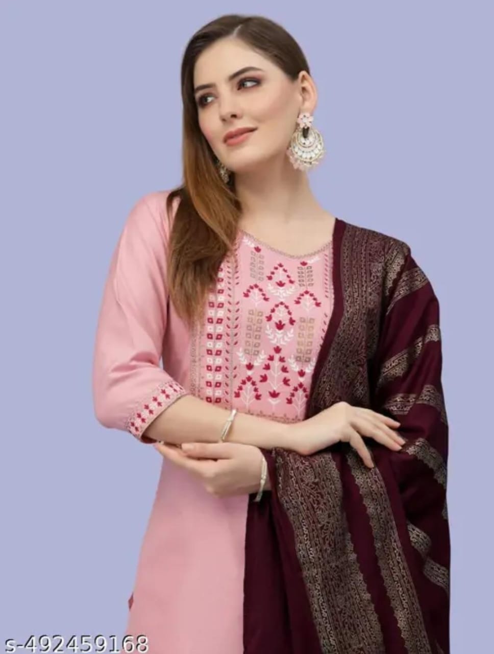 Elegant Pink Kurti Set