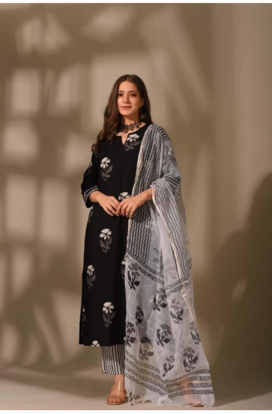 Floral Printed Kurta Set