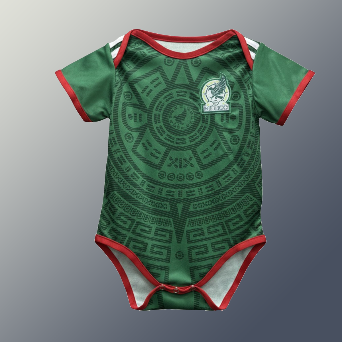 Mexico Soccer Baby Onesie | Green Baby Romper 