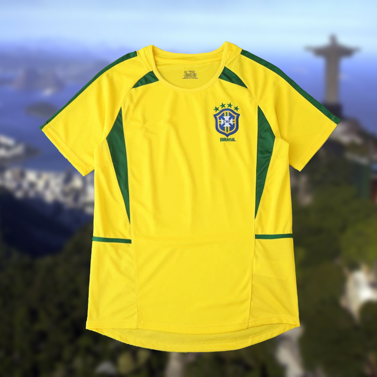 Brazil Jersey | International Soccer | 2002 Home Kit