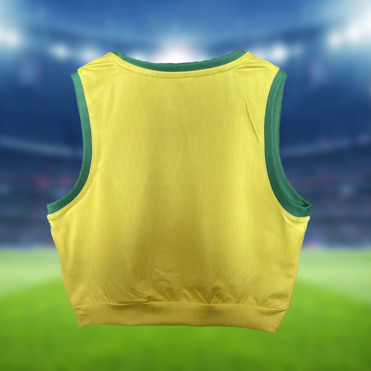 Brazil Soccer Cropped Tank Top | Women's Jersey