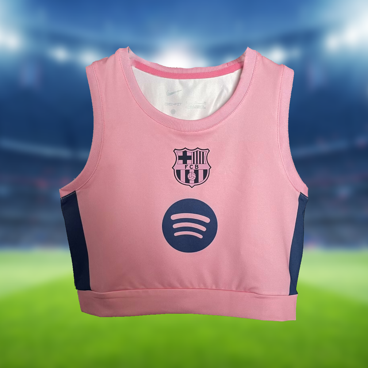 Pink Barcelona Jersey Tank | Sleeveless Soccer Top