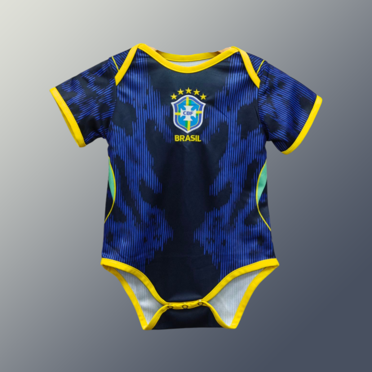 Brazil Soccer Baby Onesie | Brasil Football Bodysuit | Infant Fan Outfit